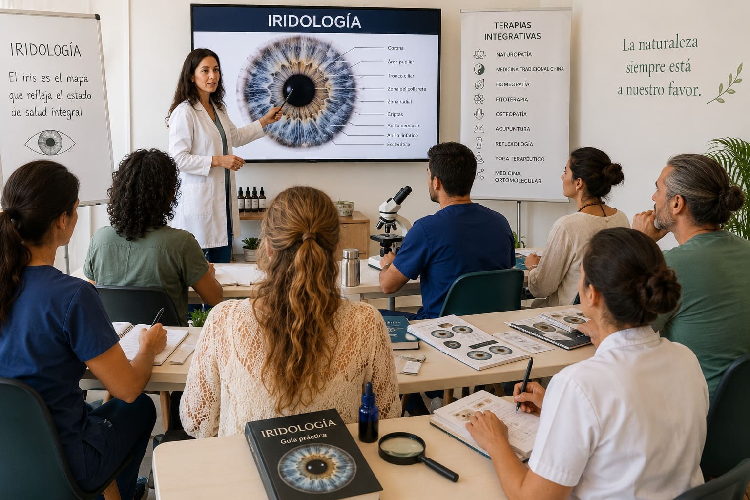 Estudiar Iridología